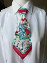 Peewee Tie- Vintage Cowgirl Riding Bandana