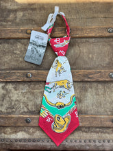 Peewee Tie- Vintage Bullfight Bandana
