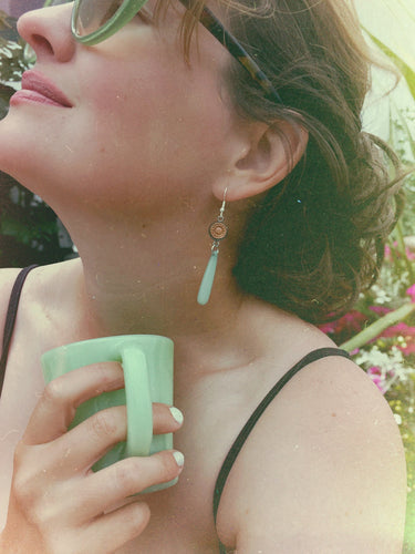 Jadeite Drop Earrings
