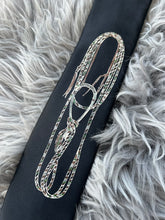 Adult Tie- 100% Silk, wool lined, Hand Painted. Hackamore on Black.