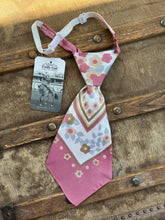 Peewee Tie- Dusty Rose Floral and Stripe