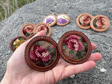 Needlepoint Bridle Rosettes