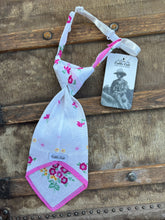 Peewee Tie- Hot Pink Flowers