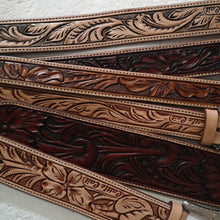 Custom Carved Leather Belt