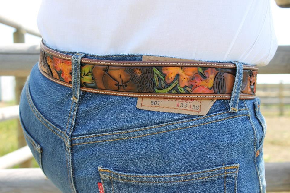 3 Handmade Leather Belts – Wanuskewin Gift Shop