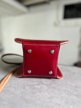 The Bolo Bag™ - Red with Vintage Glass Bridle Rosette